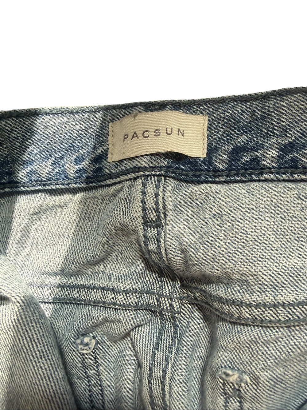 PacSun Eco Light Wash "Dad Jean" Straight Leg Denim - Size 28 | like new! - Picture 8 of 12